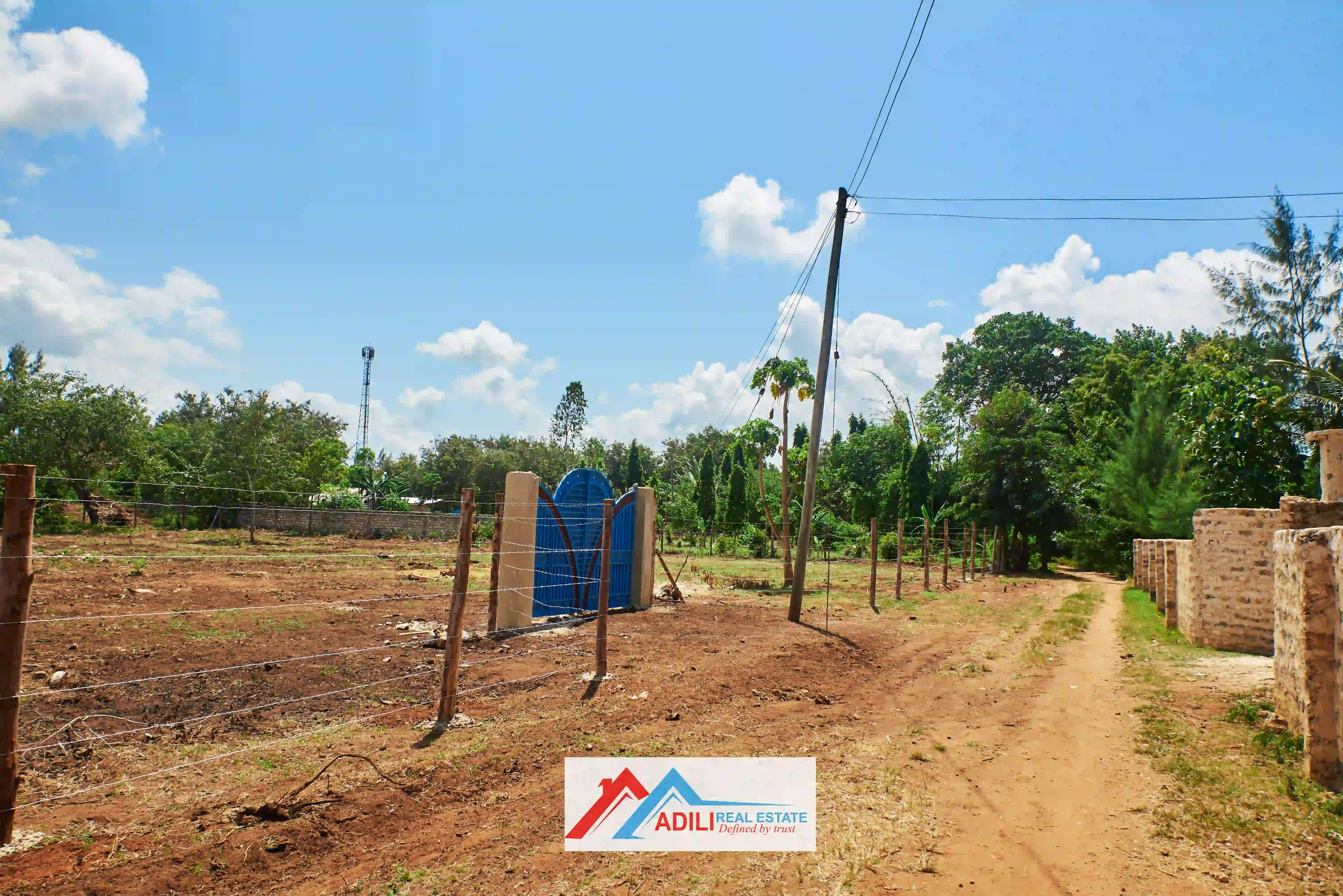 Aerial view of Diani Silver Court gated community